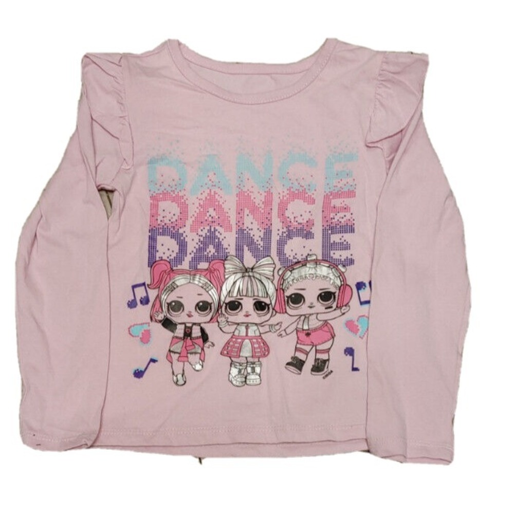 NEW Girls‎ Purple LOL Suprise Pink Top Size 4T